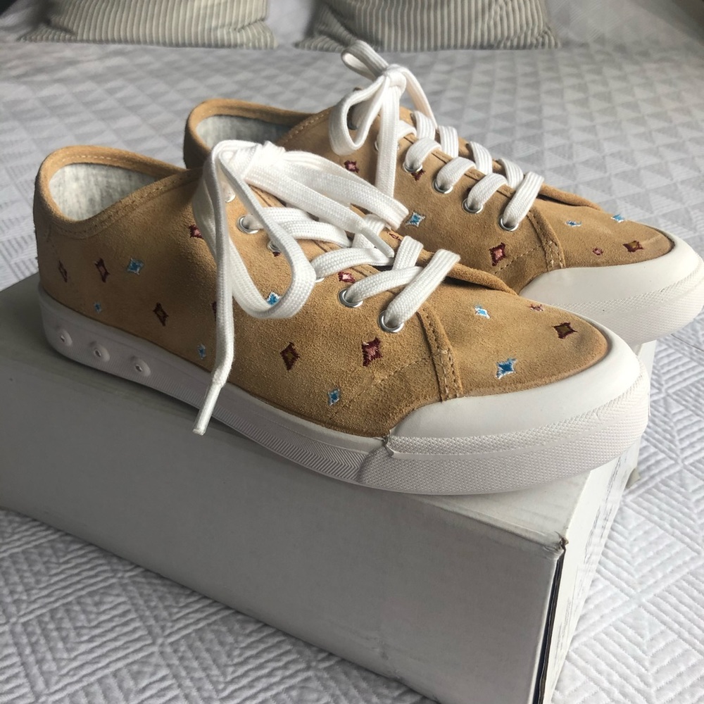 Rag & Bone Dune Embrdrd Standard Issue Lace Up Us8 - image 1